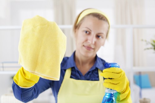 Client complaint being acknowledged in a professional cleaning service process