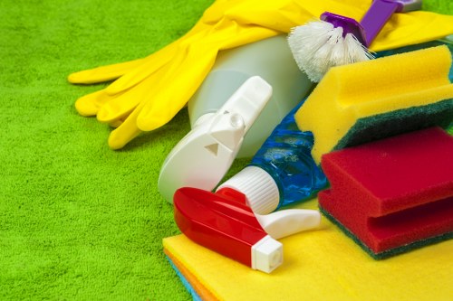 Local team cleaning a refurbished property in Wimbledon