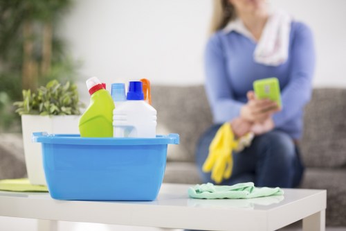 Local Wimbledon cleaners preparing a property for tenancy handover