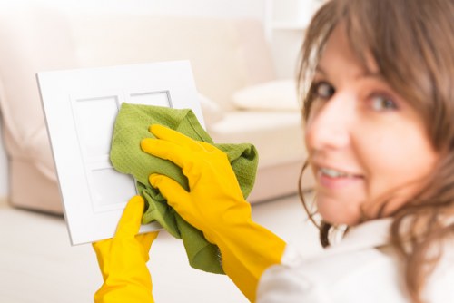Professional Airbnb cleaning checklist and presentation in a Wimbledon home